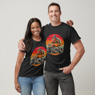 T-shirt Camion de dinde monstre de Thanksgiving