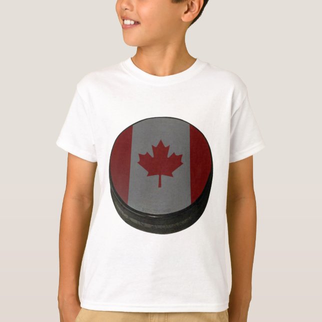 T-shirt Camion de hockey canadien (Devant)