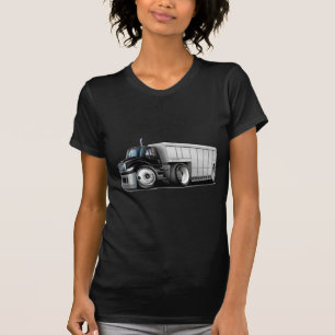 T-shirt Camion de livraison Noir-Blanc international