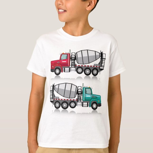 T-shirt Camion de mélangeur concret (Devant)