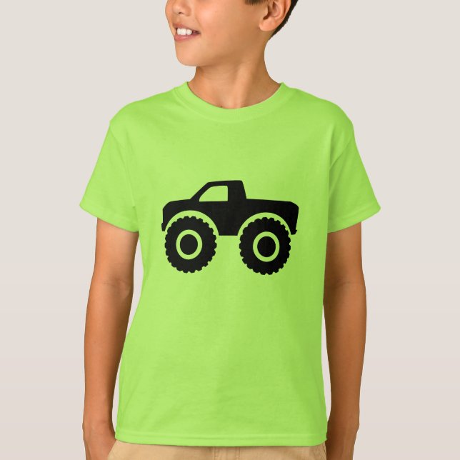 T-shirt Camion de monstre (Devant)