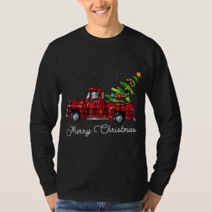 T-shirt Camion de ramassage de Buffalo Rouge avec char de 