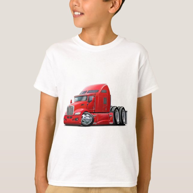 T-shirt Camion de rouge de Kenworth 660 (Devant)