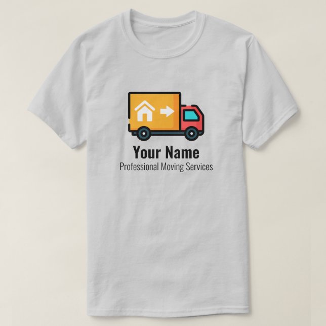 T-shirt Camion de services mobiles personnalisable (Design devant)