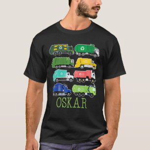 T-shirt Camion De Trash Oskar Pour Enfants Collectionneur
