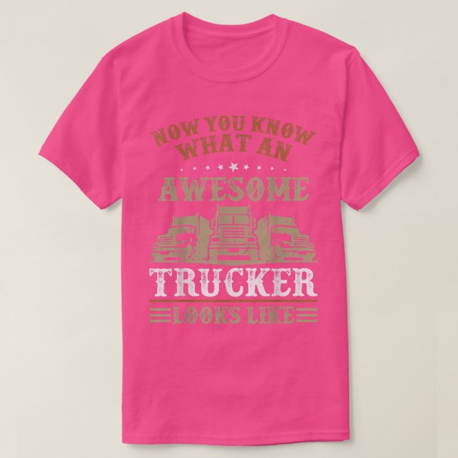 T-shirt Camion de Truckers  (Design devant)