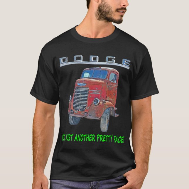 T-SHIRT CAMION DODGE COE TRUCK JUNKYARD CLASSIC BIG NEAT 1 (Devant)