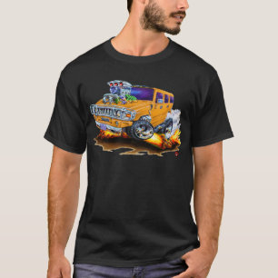 T-shirt Camion d'orange de H2 de Hummer