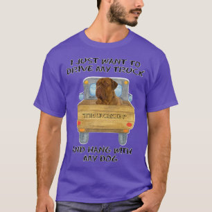 T-shirt Camion Driving Dog Dogues de Bordeaux 