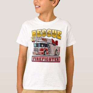 T-shirt Camion-feu de dessin