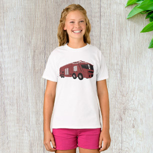 T-shirt Camion-feu futuriste