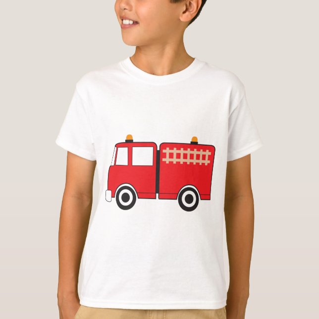 T-shirt Camion feu rouge (Devant)