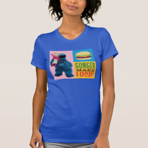 T-shirt Camion fourré de Cookie Monster Gonger Make Food