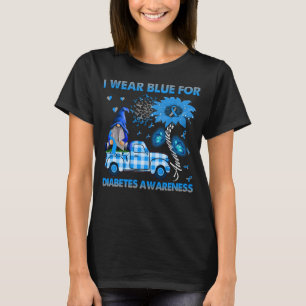T-shirt Camion Gnomes Je Porte Du Bleu Pour La Sensibilisa