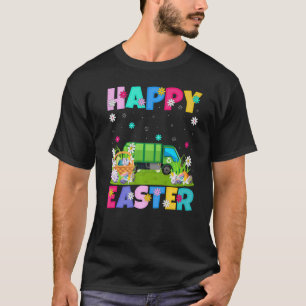T-shirt Camion Joyeux Pâques Funny Garbage Camion Pâques S