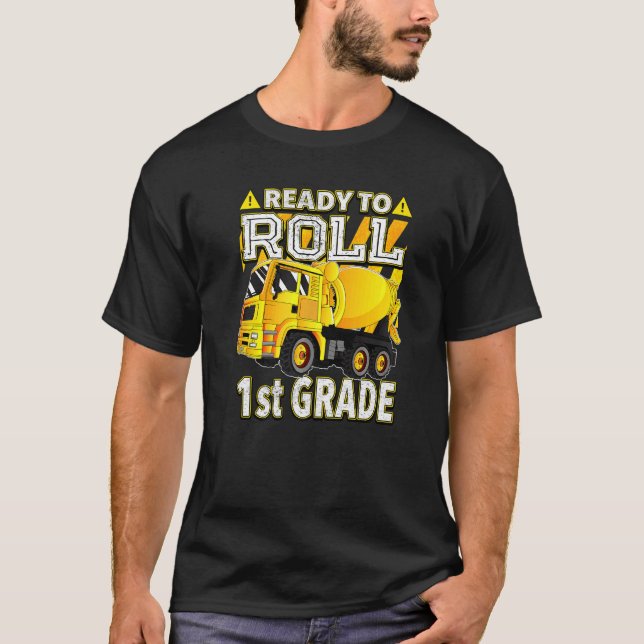 T-shirt Camion Mélangeur De Béton Prêt À Faire Rouler La 1 (Devant)