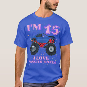 T-shirt Camion Monster Enfants 15 ans 15e anniversaire gar