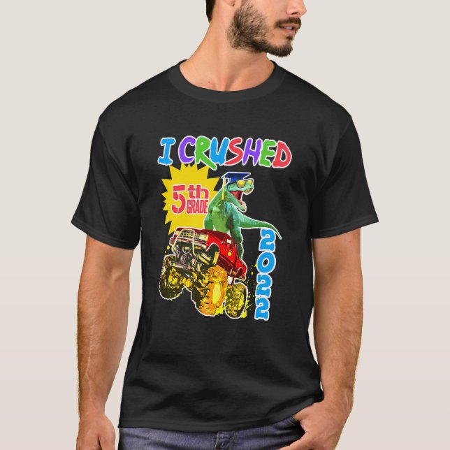 T-shirt Camion Monster Kids Rex 5e année (Devant)