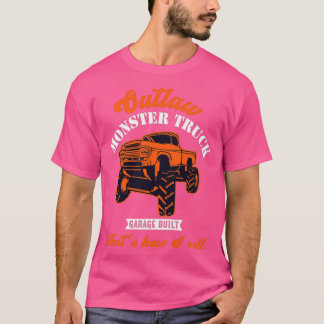 T-shirt Camion Monster Outlaw 1958 Camion Monster Garage C