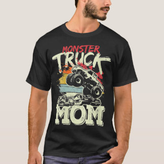 T-shirt Camion Monster pour femmes Retro Vintage Monster T