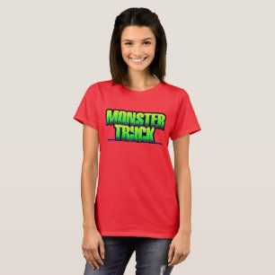 T-shirt camion monstre, camions monstre, confiture monstre