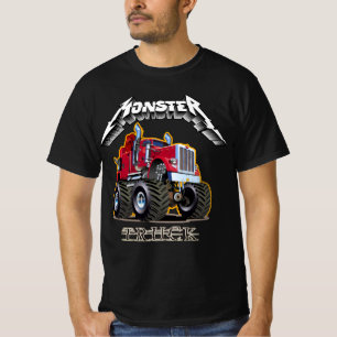 T-shirt Camion monstre de dessin animé