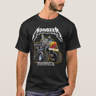 T-shirt Camion monstre de dessin animé