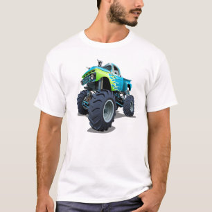 T-shirt Camion monstre de dessin animé