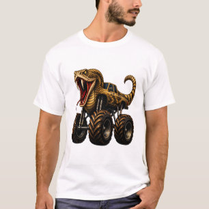 T-shirt Camion Monstre Serpent à Sonnette Venin