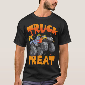 T-shirt Camion Ou Traitement Monster Camion Costume Hallow