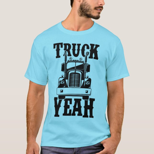 T-shirt Camion Ouais Mens (Devant)