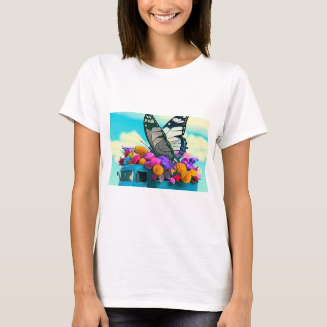 T-shirt Camion papillon (Devant)