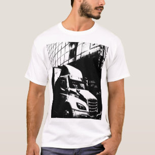 T-shirt Camion poids lourd à Montréal Canada. Conducteur d