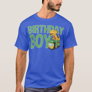 T-shirt Camion-poubelle avec dinosaure - Enfant d'annivers