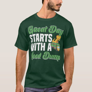 T-shirt Camion-poubelle Pour Garçons Et Petits Enfants665