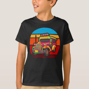 T-shirt Camion Retro Philippines Jeepney