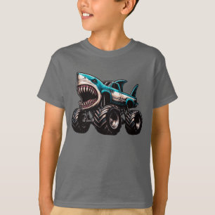 T-shirt Camion Shark Monster