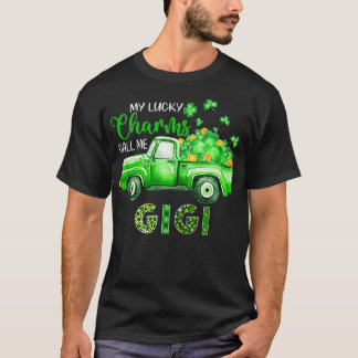 T-shirt Camion vintage Mes Charmants Chanceux Appelez-Moi 