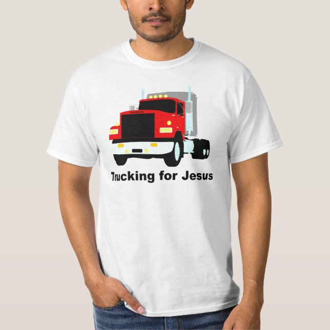 T-shirt Camionnage pour Jésus (Devant)