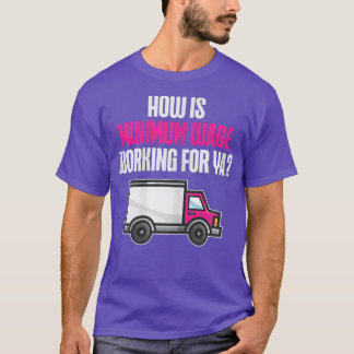 T-shirt Camionnette de pays pour femmes Trucker Camionnett