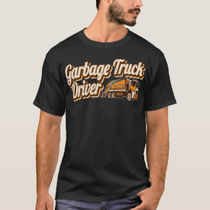 T-shirt Camionnette de recyclage des déchets de recyclage