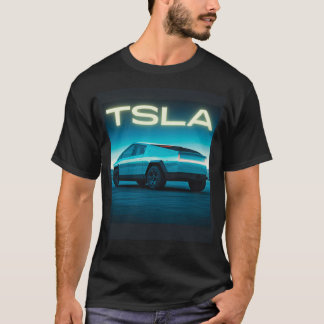 T-shirt Camionnette Électrique Futuriste