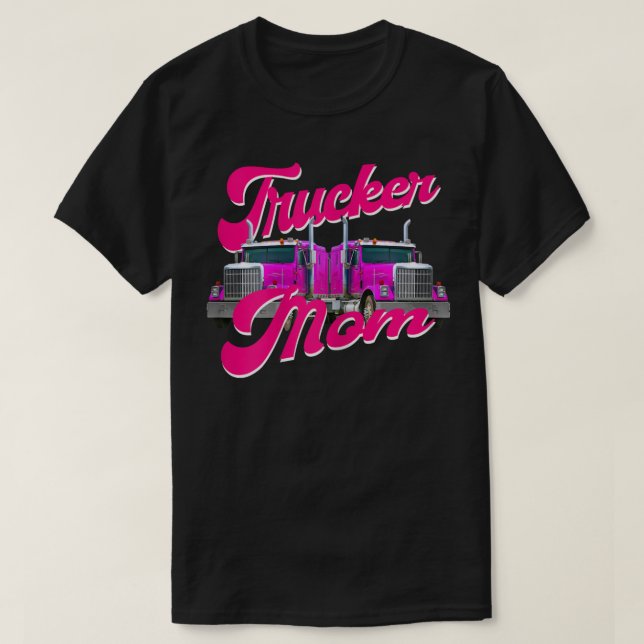 T-shirt Camionnette pour femmes - Maman Chauffeur de camio (Design devant)