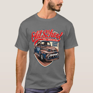 T-shirt Camionnette Vintage 1932 en Acier à l'Ancienne
