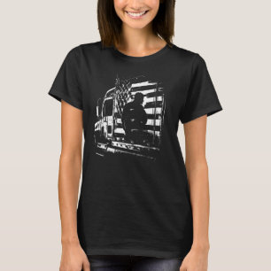 T-shirt camionneur américain Big Rigs Diesel Truck Driver 