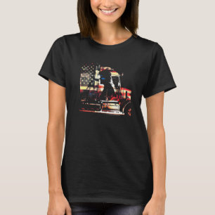 T-shirt camionneur américain Big Rigs Diesel Truck Driver 