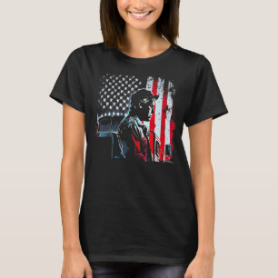 T-shirt camionneur américain Big Rigs Diesel Truck Driver