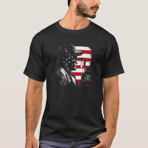 T-shirt Camionneur amusant Américain Big Rigs Diesel Truck