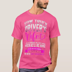 T-shirt Camionneur de remorquage Camionneur-cadeau femme