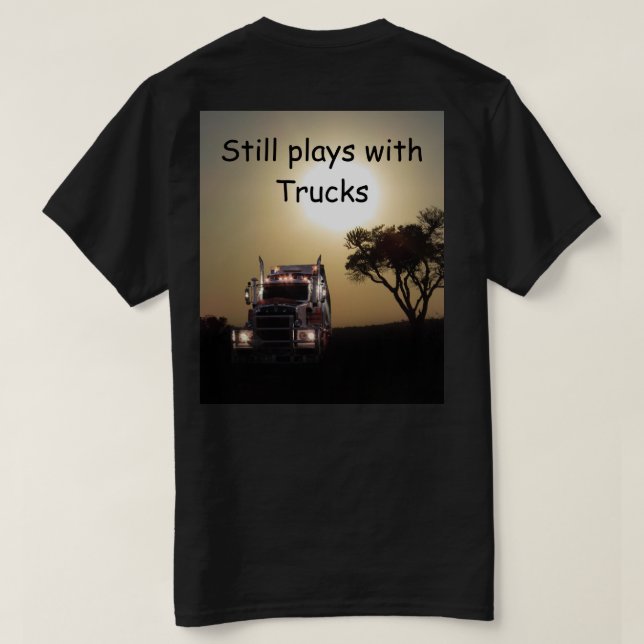 T-shirt Camionneur drôle (Design dos)